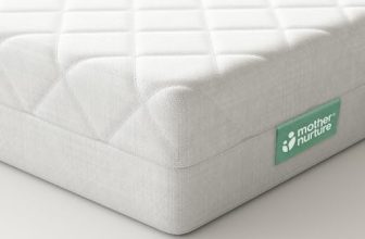 Mother Nurture Classic Eco Fibre Cot Bed Mattress - Hypoallergenic Easy Clean Quilted Cover, Reversible, Water Resistant, Baby Cot Mattress, Firm & Supportive, White, BSI Tested - Size 140x70 x10cm